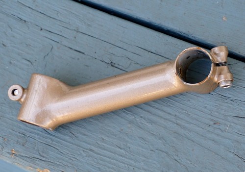Tandem Stoker Stem 110mm Fillet Brazed Gold Champagne Santana Rodriguez Vintage - Picture 3 of 7