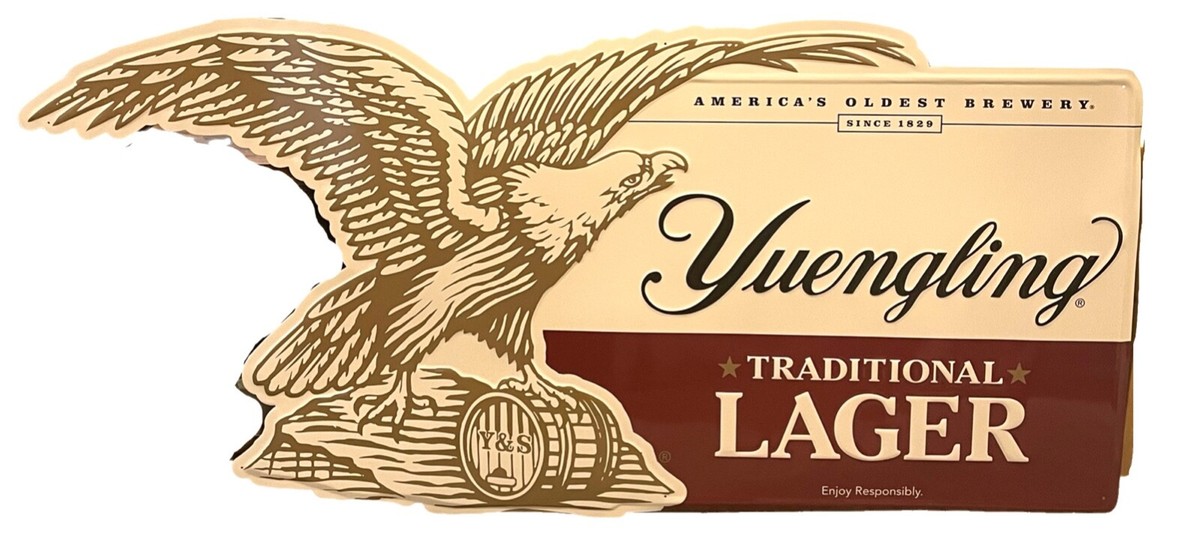 【ビンテージ/米国購入】OLDE HICKORY BREWERY サインボード A very rare hard to find Yuengling beer mirror sign