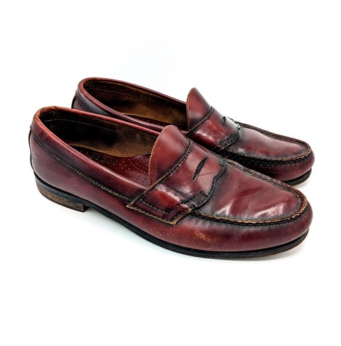 Bass Weejuns Deep Red Oxblood Burgundy 