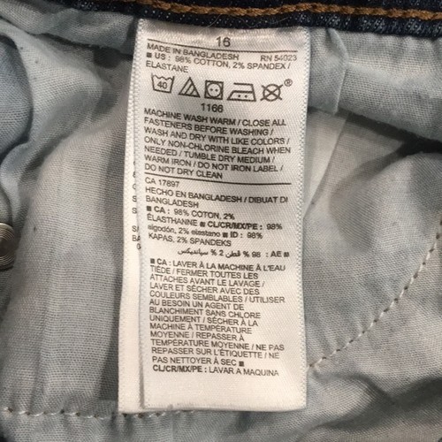 Old Navy Boys Sz 16 Jeans Original Taper Built-In Flex Adjustable Waist - Picture 8 of 13