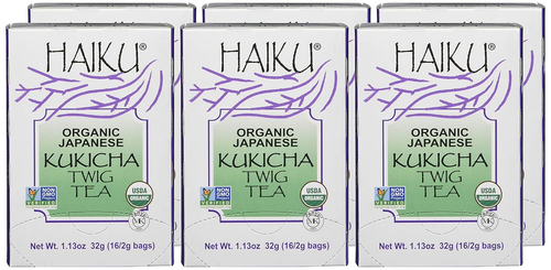 Haiku Japanese Kukicha Twig, 100% Organic, 16-Count Tea Bags (Pack of 6) - Picture 8 of 12