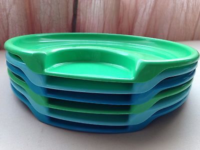 The Pampered Chef Outdoor Party Plate Set of 6 #2823 Retired 10 Inch for sale online