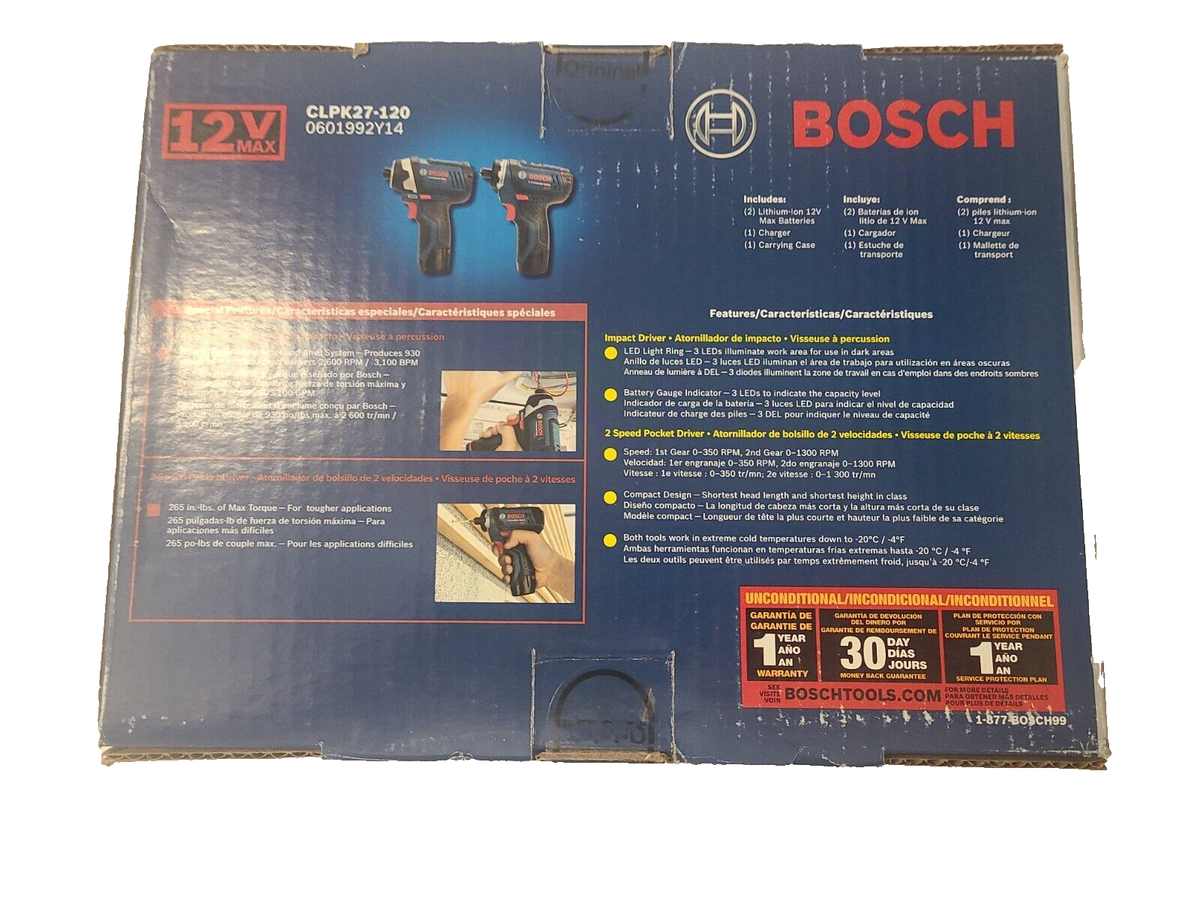 Bosch CLPK27-120 Li-Ion Drill for sale online