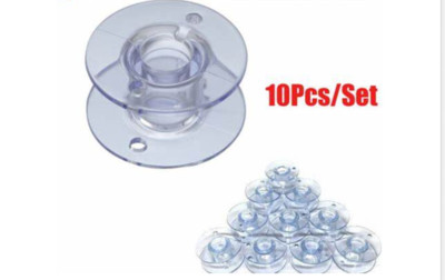 10PCS BOBBINS PLASTIC SEWING MACHINE CLASS 15 PART 2518P FAST SHIPPING 
