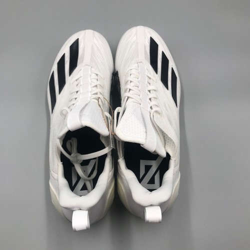 Crampons de football moulés Adidas homme taille 12 Adizero GX4049 blanc noir - Photo 5/7