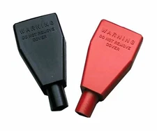 Battery Terminal Cover  1 Red / 1 Black 