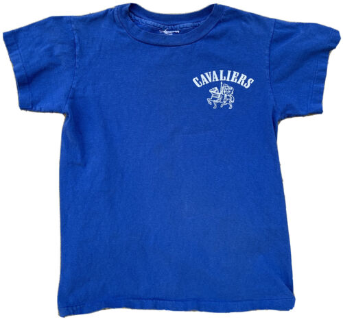 Vintage Cavaliers T-Shirt Single Stitch Youth L 14-16 - 第 1/12 張圖片