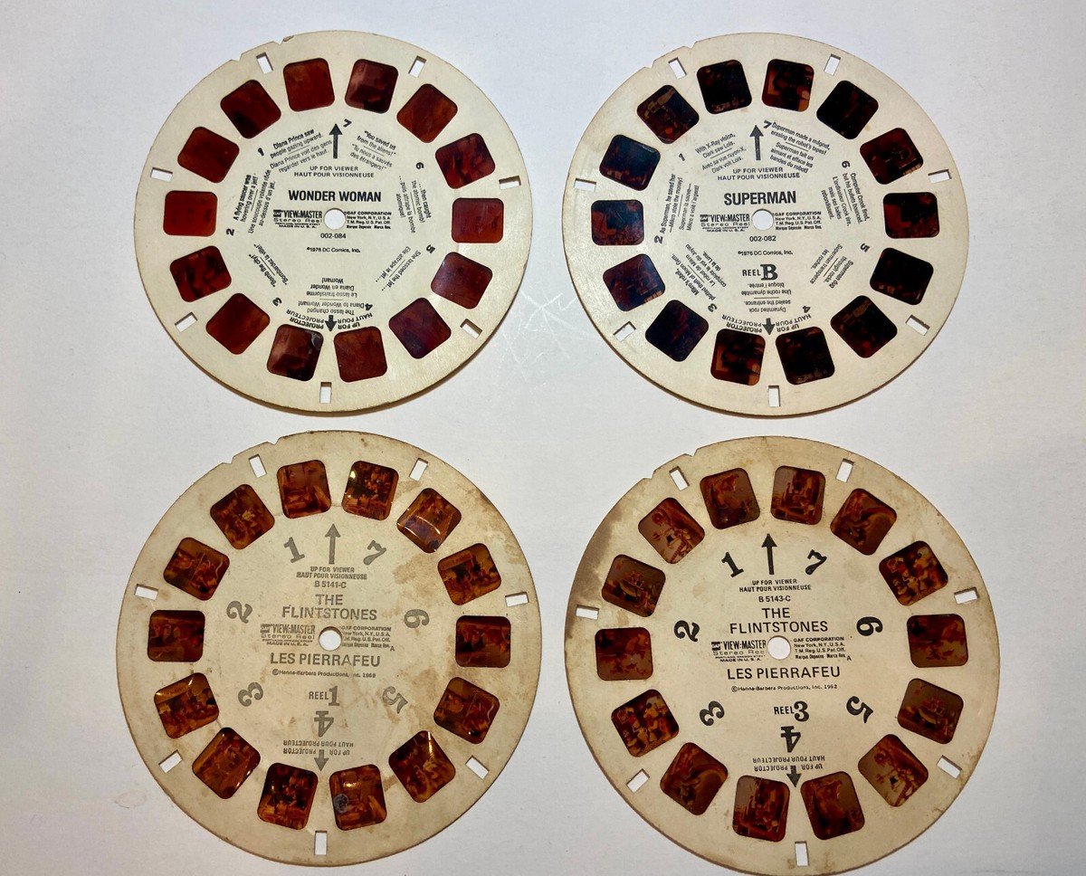 View Master トーキング・ビューマスター・ビューワー ライテッド View-Master Vintage Viewmaster With 3 Preview Slides, 2