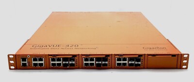Gigamon GigaVUE-420 w/8 slots, AC Switch Chassis for Network Visibility/Tap