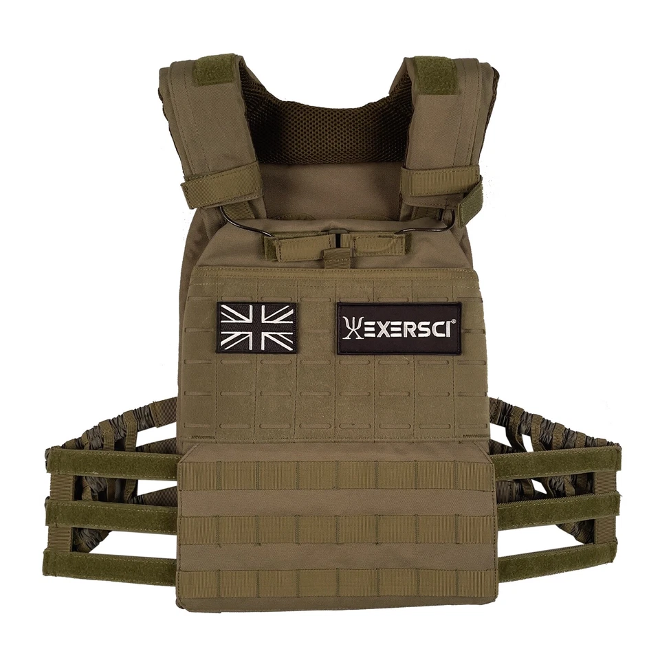 Exersci Weighted Tactical Vest Hybrid Crossfit Training Vests (1.5kg - 20kg) - Image 4 of 4