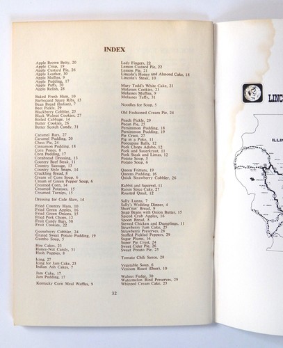 Lincoln Heritage Trail Cookbook by Marian French (1971,Paperback) - Picture 4 of 4