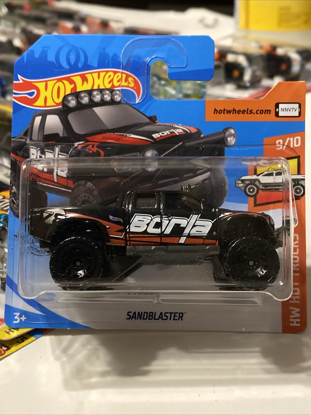 2020 Hot Wheels #215 HW Hot Trucks 9/10 SANDBLASTER Borla Short Card