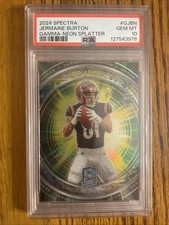 2024 Panini Spectra - Gamma Jermaine Burton #G-35 Neon Splatter Prizm /8 (RC)