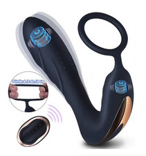 Powerfull Remote Control Male Prostate Vibrating Massager Waterproof For Men