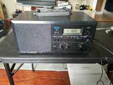 Vintage KLH AM/FM Alarm Clock Radio Model 100 With Anntenna