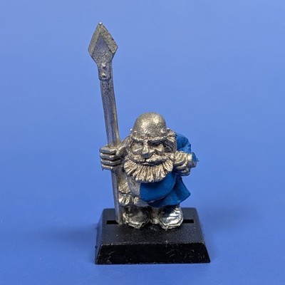 Citadel Warhammer 80s Marauder MM15 Dwarf Clansman Spear, Metal OOP