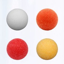 4Pcs Red Table Football Balls Reusable Plastic Mini Replacement Toy