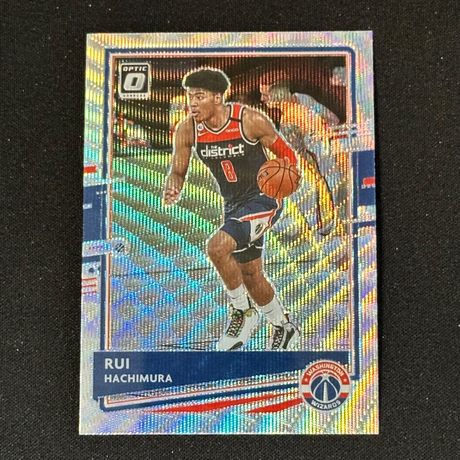 2020-21 Panini Donruss Optic Rui Hachimura Wave Prizm #67