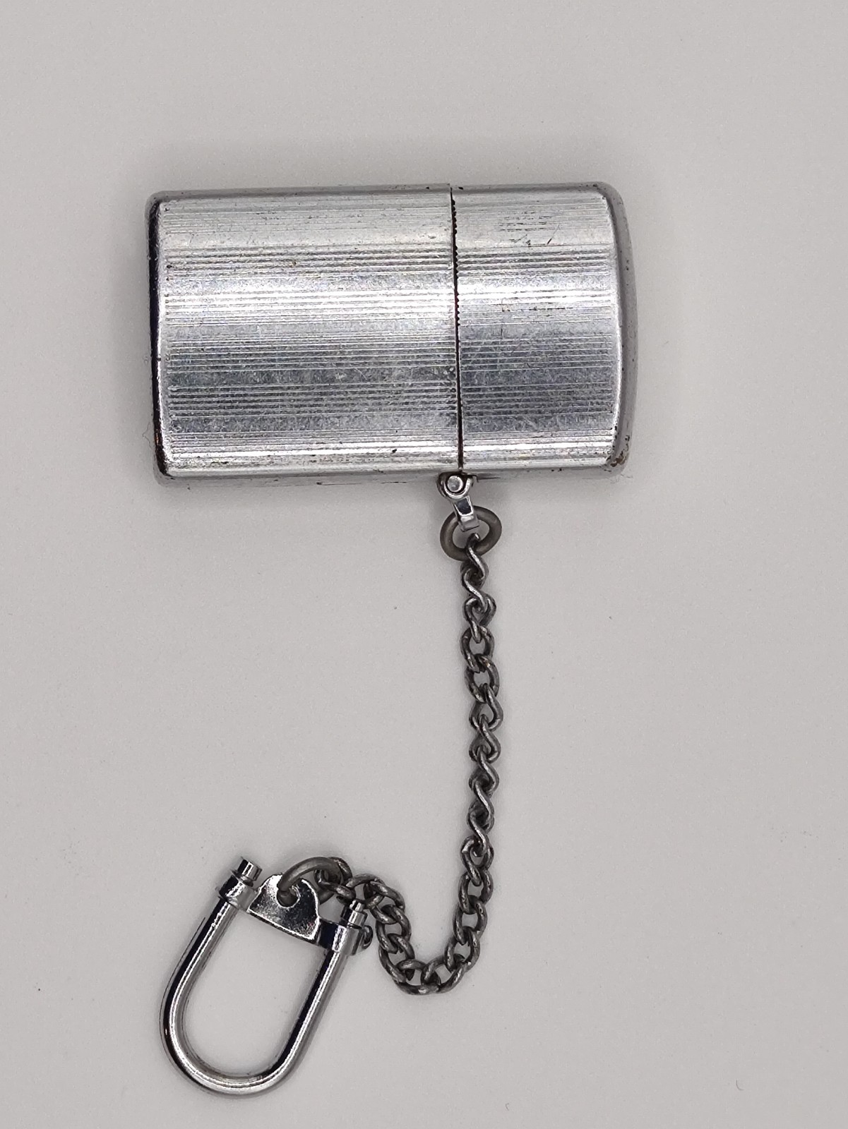 On Key Chain Silver Tone Untested Used