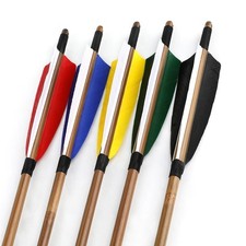 Piume Per Frecce Da Caccia - 50 Pz Piume Naturali 3 Pollici Per Fai Da Te Arcieria - Foto 5