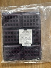 Epicure Silicone Waffle Mold Purple New in Package Discontinued 13? X 10?