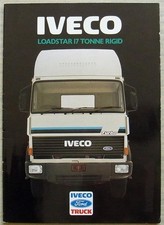IVECO FORD LOADSTAR 17 TONNE RIGID Commercial Sales Brochure 1987 #87/325B