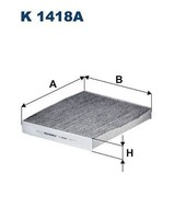 Filtron Filter, Innenraumluft K 1418A FüR Volvo