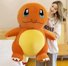 Charmander Squirtle Bulbasaur Plush Toy Anime Figure Model Kids Birthday 60cm