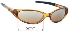 SFx Replacement Sunglass Lenses fits Bolle Sizzle - 52mm Wide