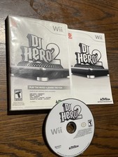 DJ Hero 2 Wii Game Activision Music Complete With Manual Tested Fast Shipping
