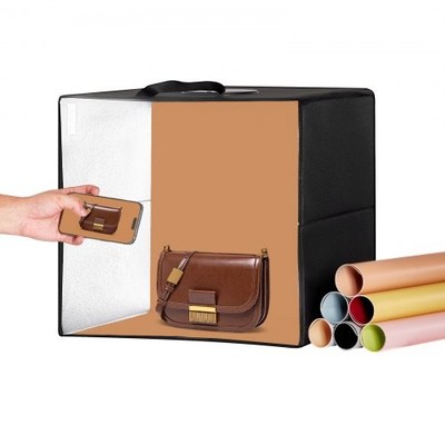 Tragbares 5600K LED Light Box Studio Kit für Fotografie 410x400x390mm