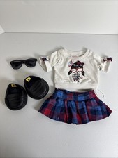 Build-A-Bear Justice Shirt And Skirt Set With...