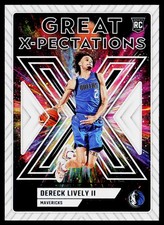 Dereck Lively II 2023-24 Donruss Great X-Pectations #20 Dallas Mavericks