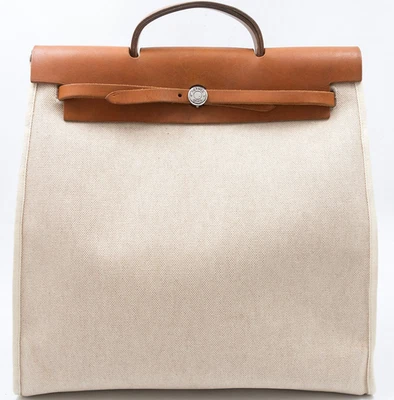 HERMES HERBAG CABAS HANDBAG HAND TASCHE BAG KELLY ARBEITSTASCHE AKTENTASCHE RAR - Bild 1 von 4