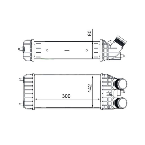 LadeluftküHler Mahle CI 210 000S FüR Peugeot 207/207+ 207 CC-image