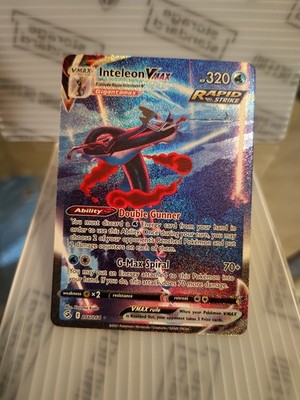 Inteleon VMAX (Alternate Art Secret) 266/264 Swsh08: Fusion Strike Holo