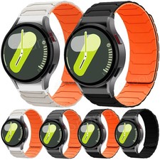 Silicone Strap Magnetic Band for Samsung Watch 7/FE/6/5/4/5 Pro 44mm 40mm 45mm