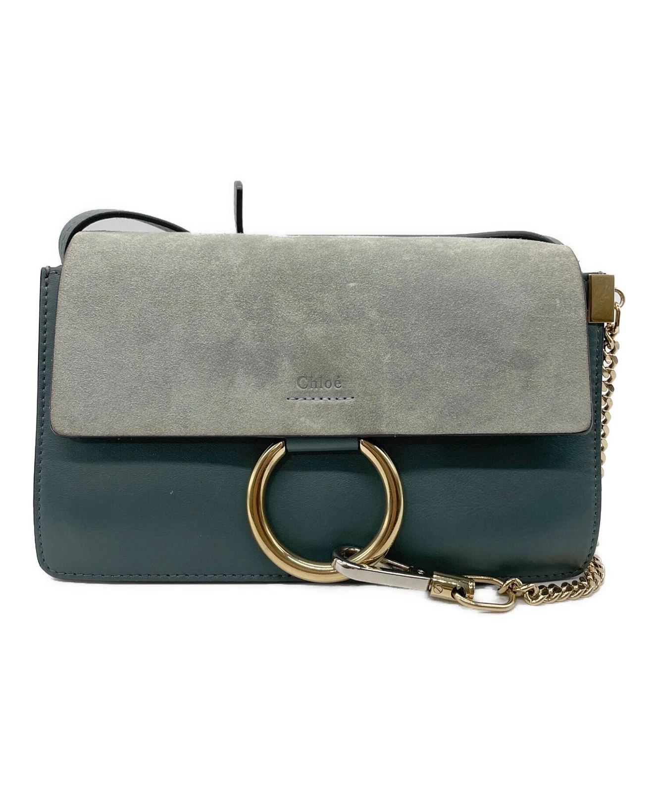 Chloe — Chloe Shoulder Bag Blue #TFB7294
