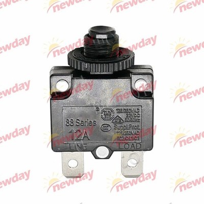 Circuit Breaker For YEU SHENG E209138 MB Series 12Amp 125/250Vac 50/60Hz