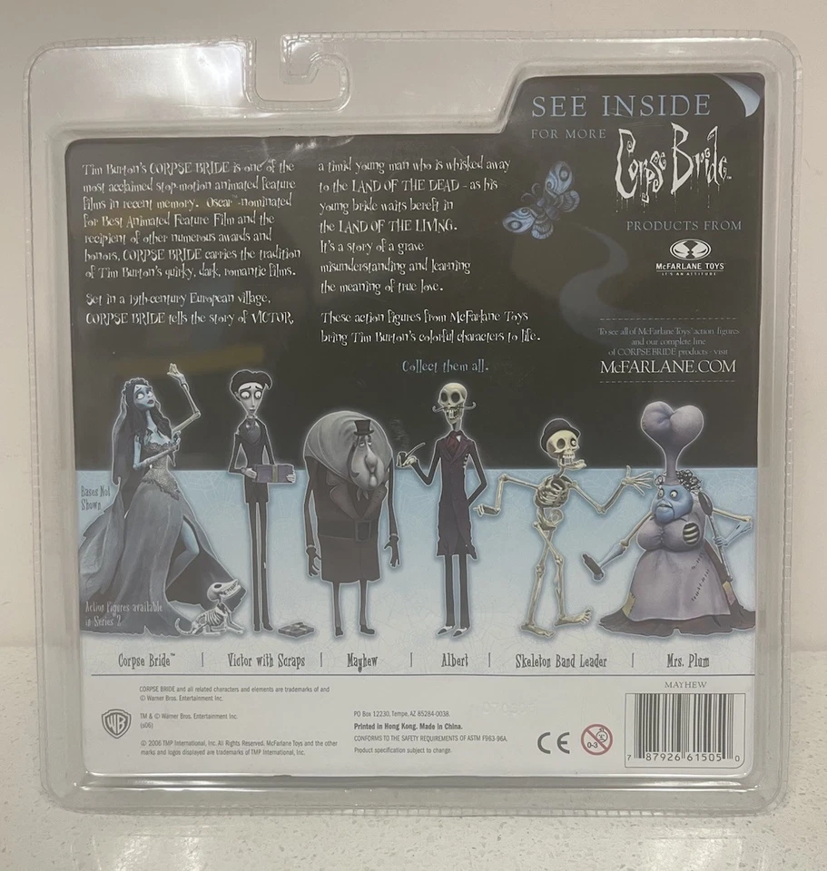 Figura de acción Tim Burton's Corpse Bride MAYHEW McFarlane serie 2 nueva Foto 3 de 3