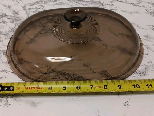 Replacement Amber Vision Pyrex V-34-C Lid for 4 Qt. Casserole Roaster V-34-B - Picture 2 of 4