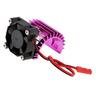 MagiDeal 24-28mm Brushless Motor Heat Sink w/ Cooling Fan for RC Model Car