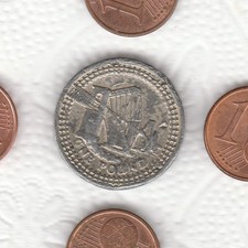  INGHILTERRA   RARA  MONETA  1   STERLINA   2004  FALSO  D'EPOCA