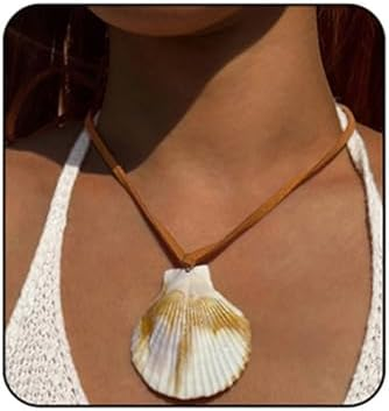 Large Starfish Shell Necklace for Women Bohemian Starfish Pendant Necklace Daint