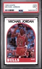 1989 HOOPS #200 MICHAEL JORDAN BULLS HOF PSA 9
