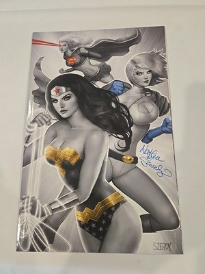 Dark Multiverse Infinite Crisis 1 1:100 Nathan Szerdy Color Splash Signed W COA