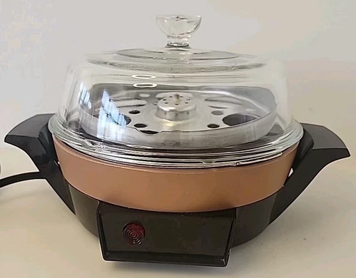 Vintage OSTER Automatic Egg Cooker Poacher Electric 579-16B TESTED WORKS