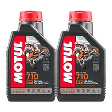 Olio Motore Moto Motul 710 2T 100% Sintetico -2 litri lt OLIO MISCELA\