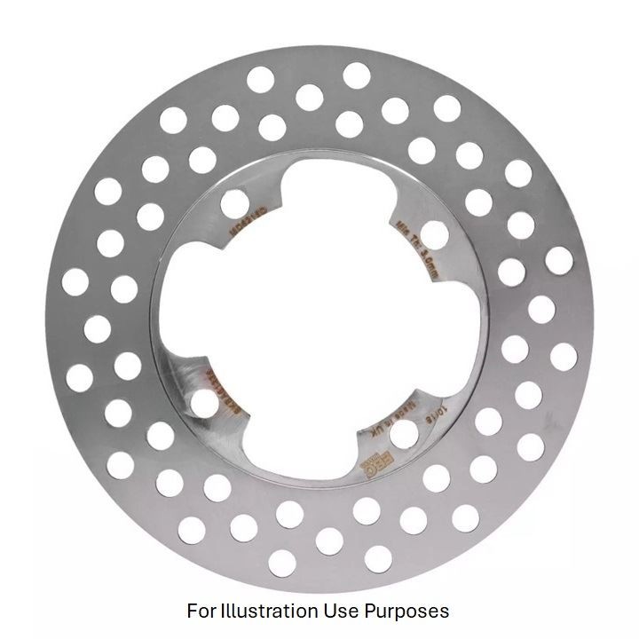 EBC MX/ATV/END Solid FR Brake Disc FRHS for Yamaha YFM 350 Bruin 4 x 4 2004-2006