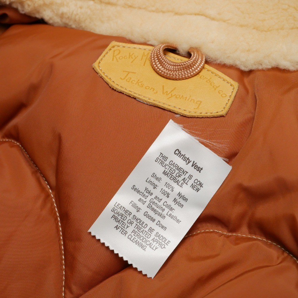 ROCKY MOUNTAIN FEATHERBED Christy Down Vest Feather Bed Western Style image 9